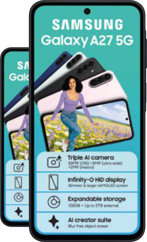 2x Samsung Galaxy A27 5G